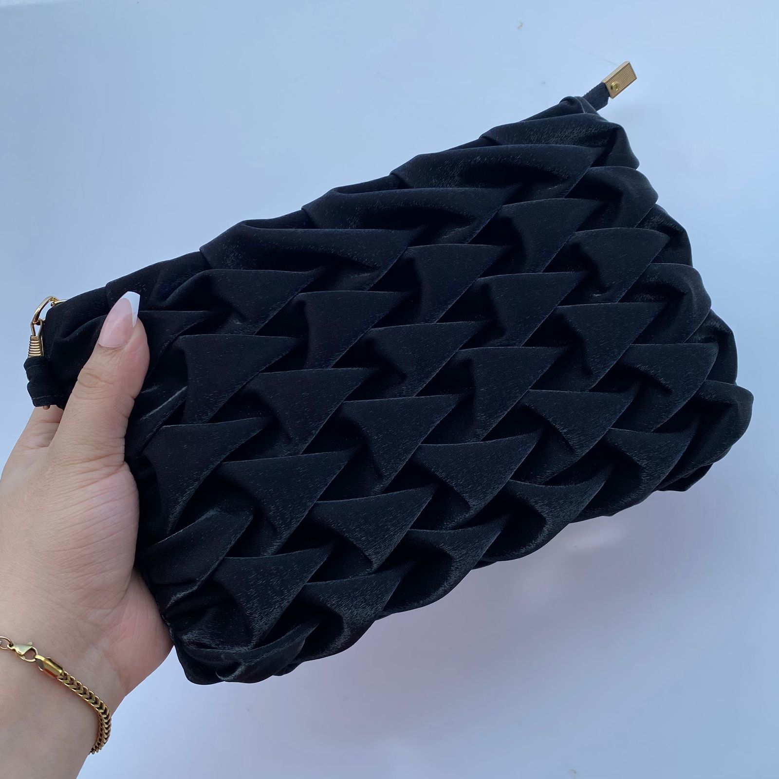 Cross Body Bag In Black- Cross Body Bag In Black-