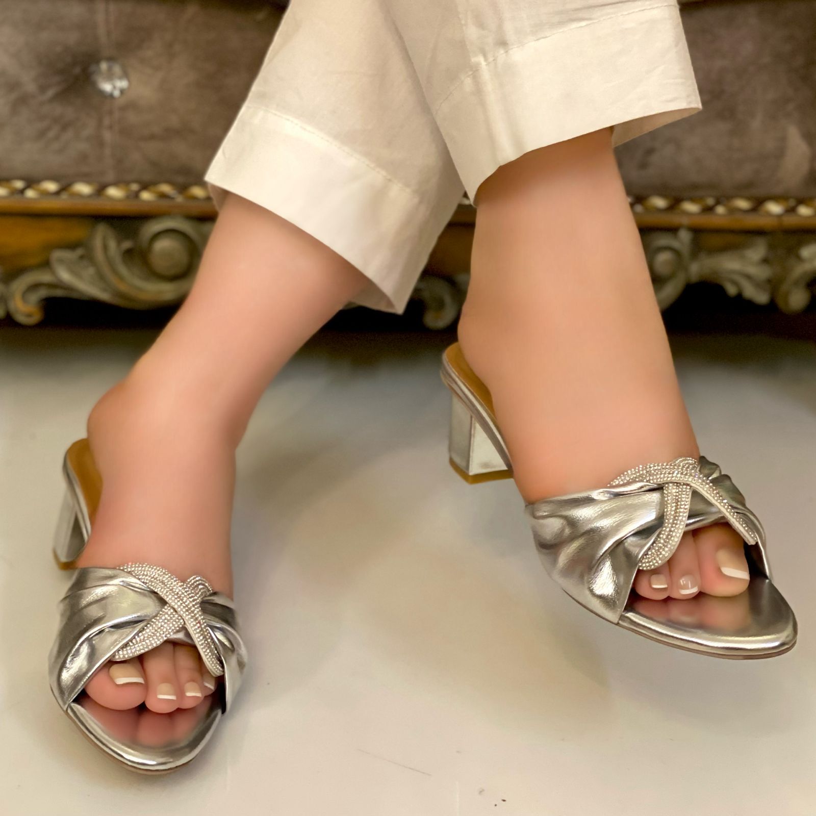 silver heels for her silver heels for her