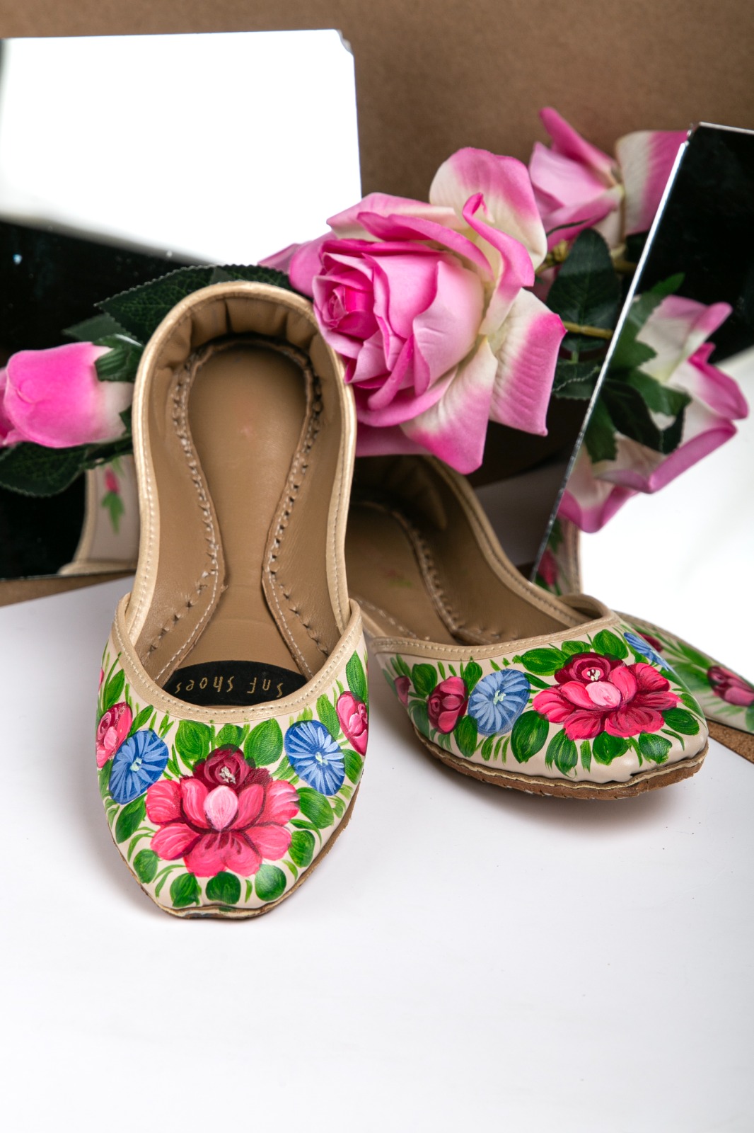 hand painted khussa for her hand painted khussa for her