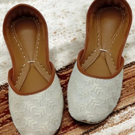 white khussa for her