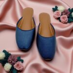 Khussa Slipper In Blue