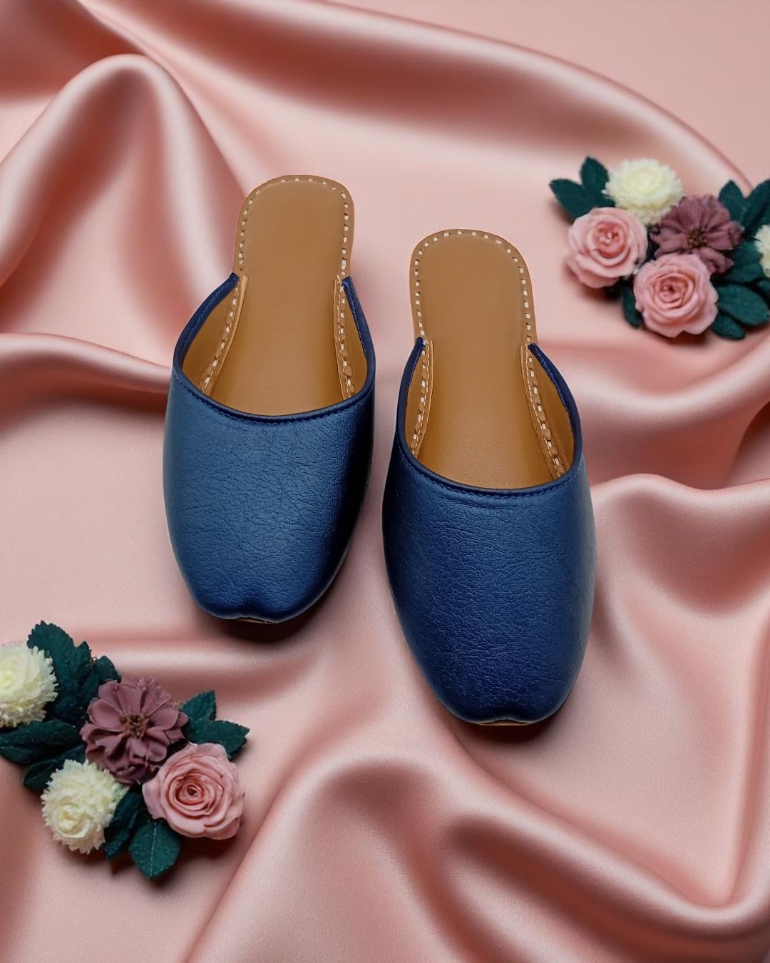 Khussa Slipper In Blue Khussa Slipper In Blue