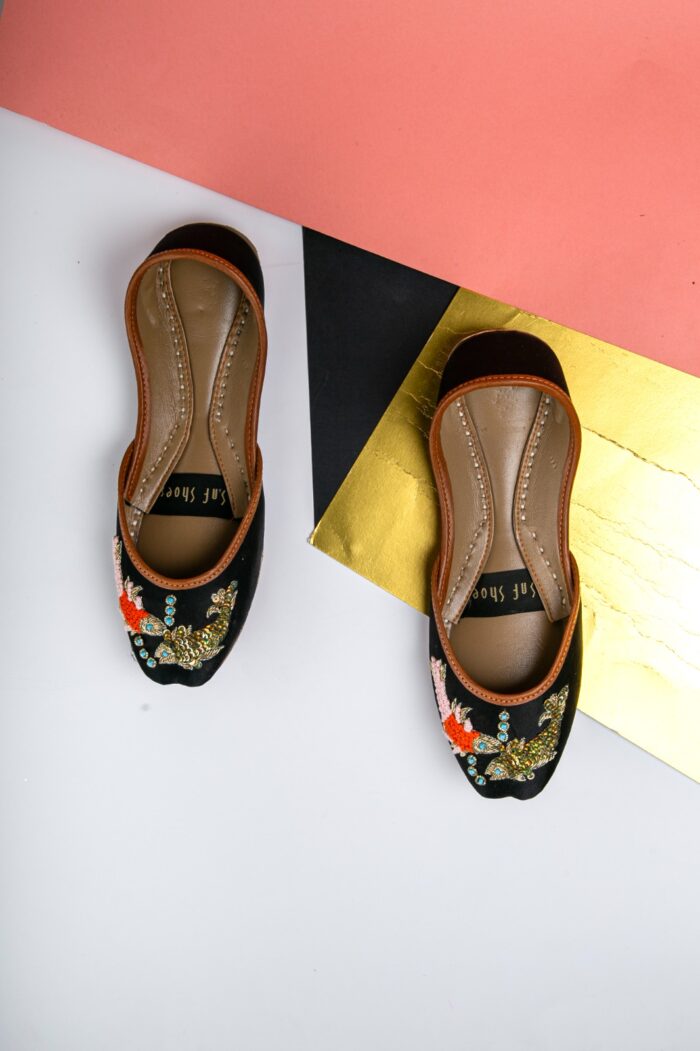 🐠 Obsidian Koi Khussa For Her-2448 - Image 2