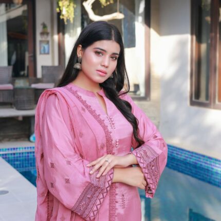 Unstitched Raw Silk suit