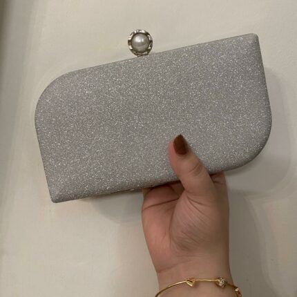Silver Clutch For Her
