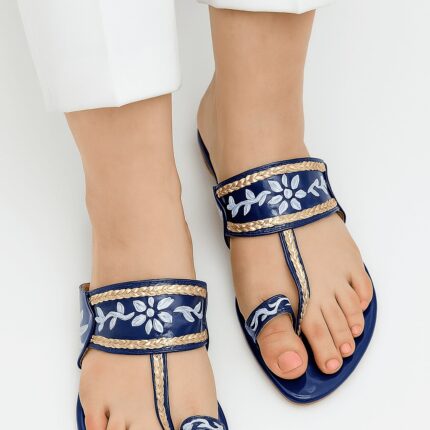 blue painted kolaupri for her