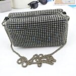 Bridal Clutch For Her In silver