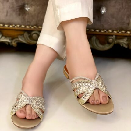 golden flats for her