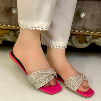 Pink Shimmery flats