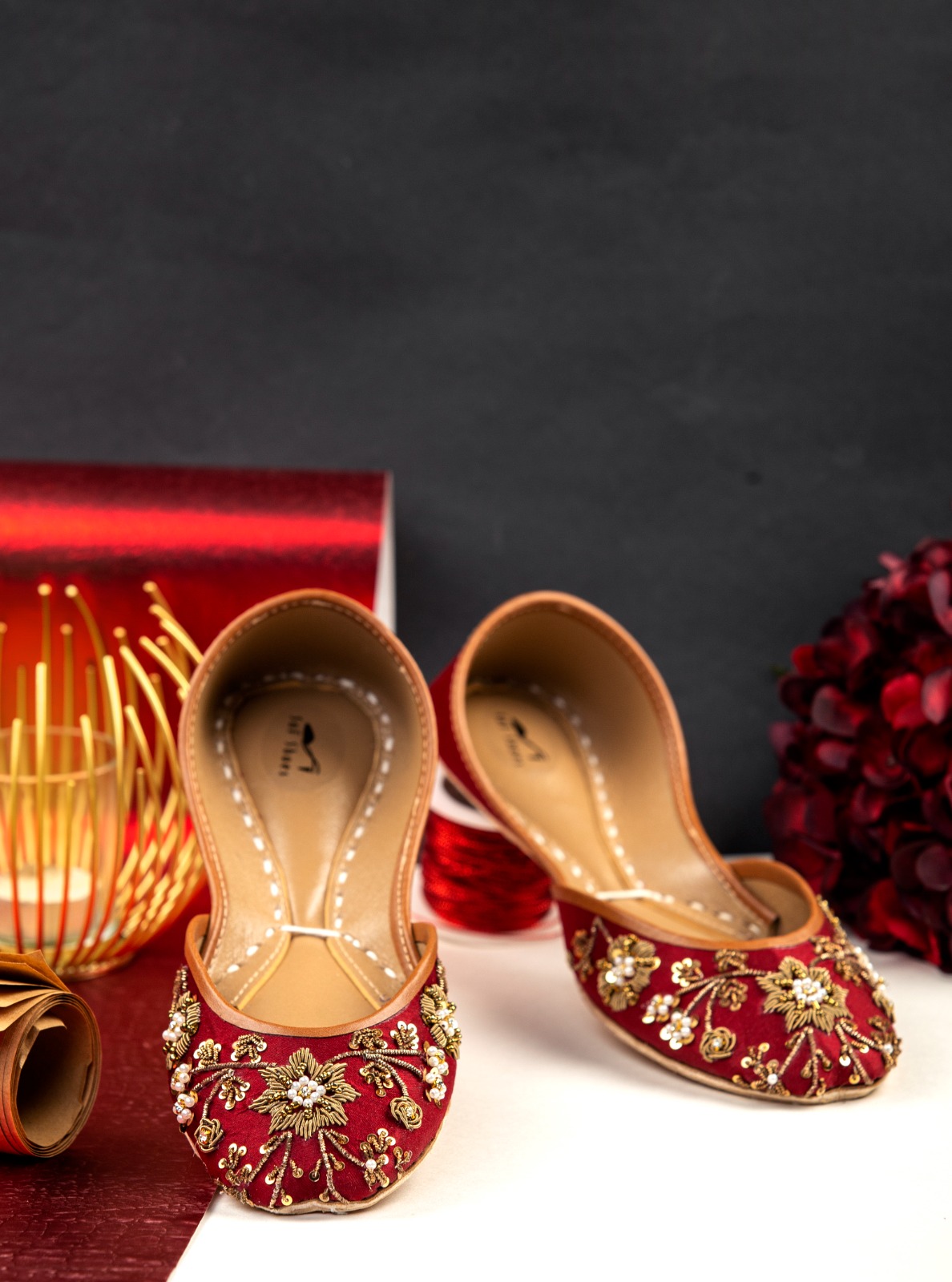 2262 Maroon khussa for her 2262 Maroon khussa for her