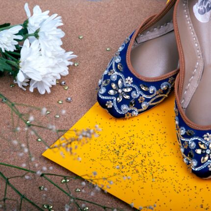 Se-12 Blue Khussa for here