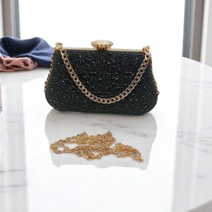 Bridal Clutch In Black
