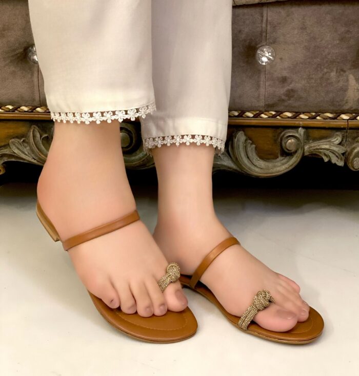 Mustard Flats For Her-3418 - Image 2