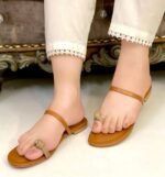 Mustard Flats For Her-3418 - Image 3