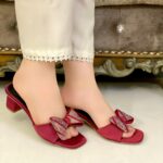 bow red heels for her