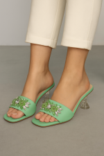 Emerald Green Heels - 7238