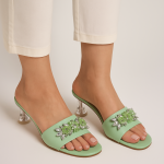 Emerald Green Heels - 7238
