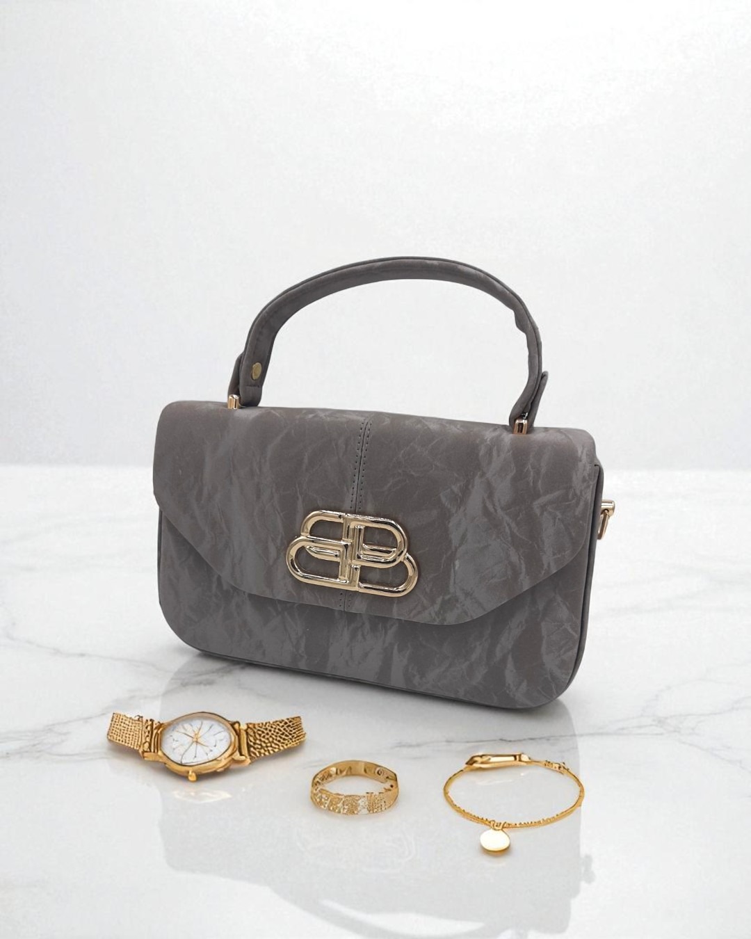 Stormy Gray Hand Bag For Her Stormy Gray Hand Bag For Her