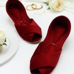 Maroon Majesty Khussa Peep Toes Khussa For He
