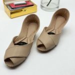 The Nude Peep Toes Khussa For Her
