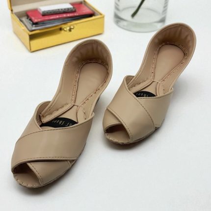 The Nude Peep Toes Khussa For Her