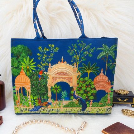 Peacock Garden Tote HandBag For Her
