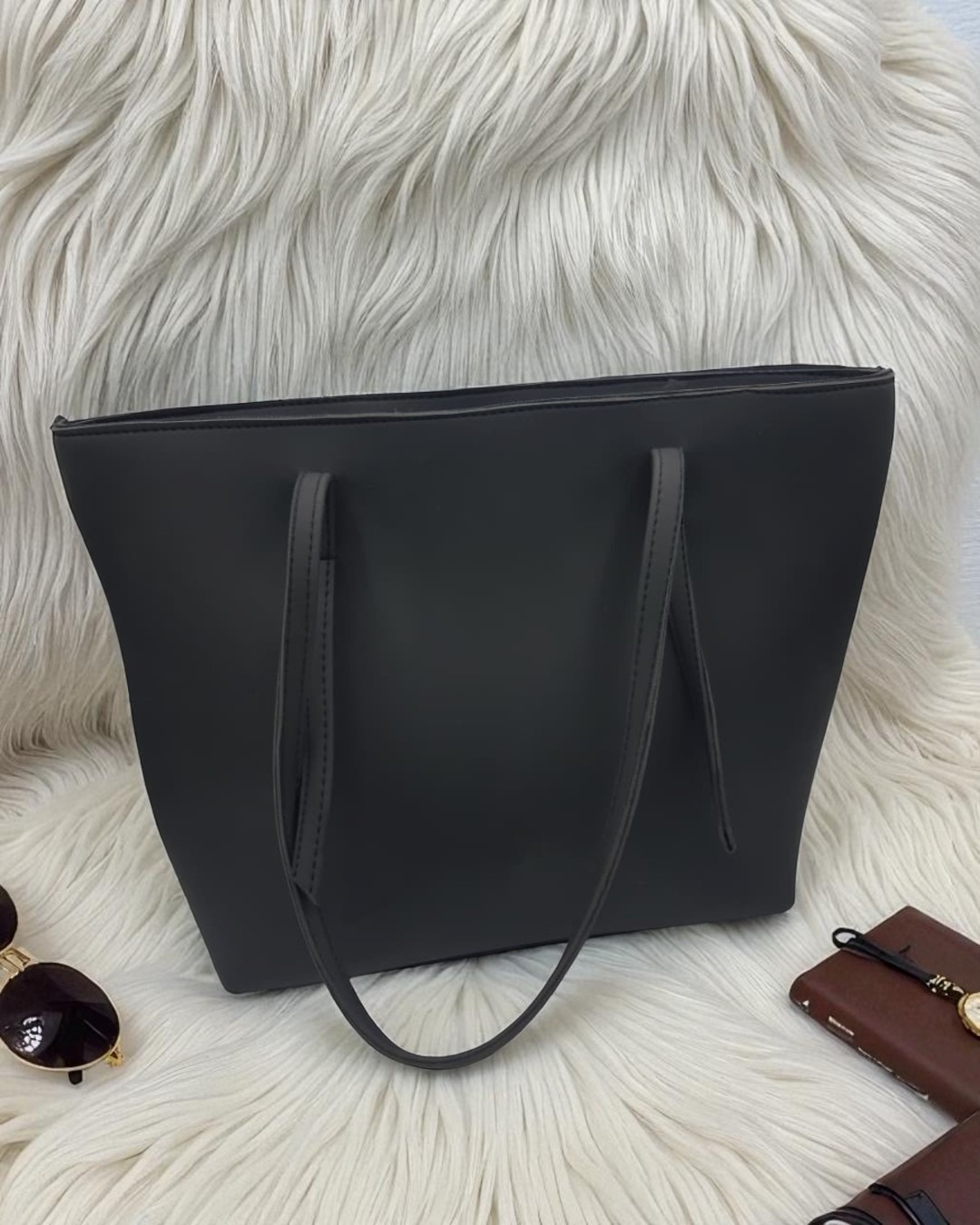 Black Tote HandBag For Her Black Tote HandBag For Her