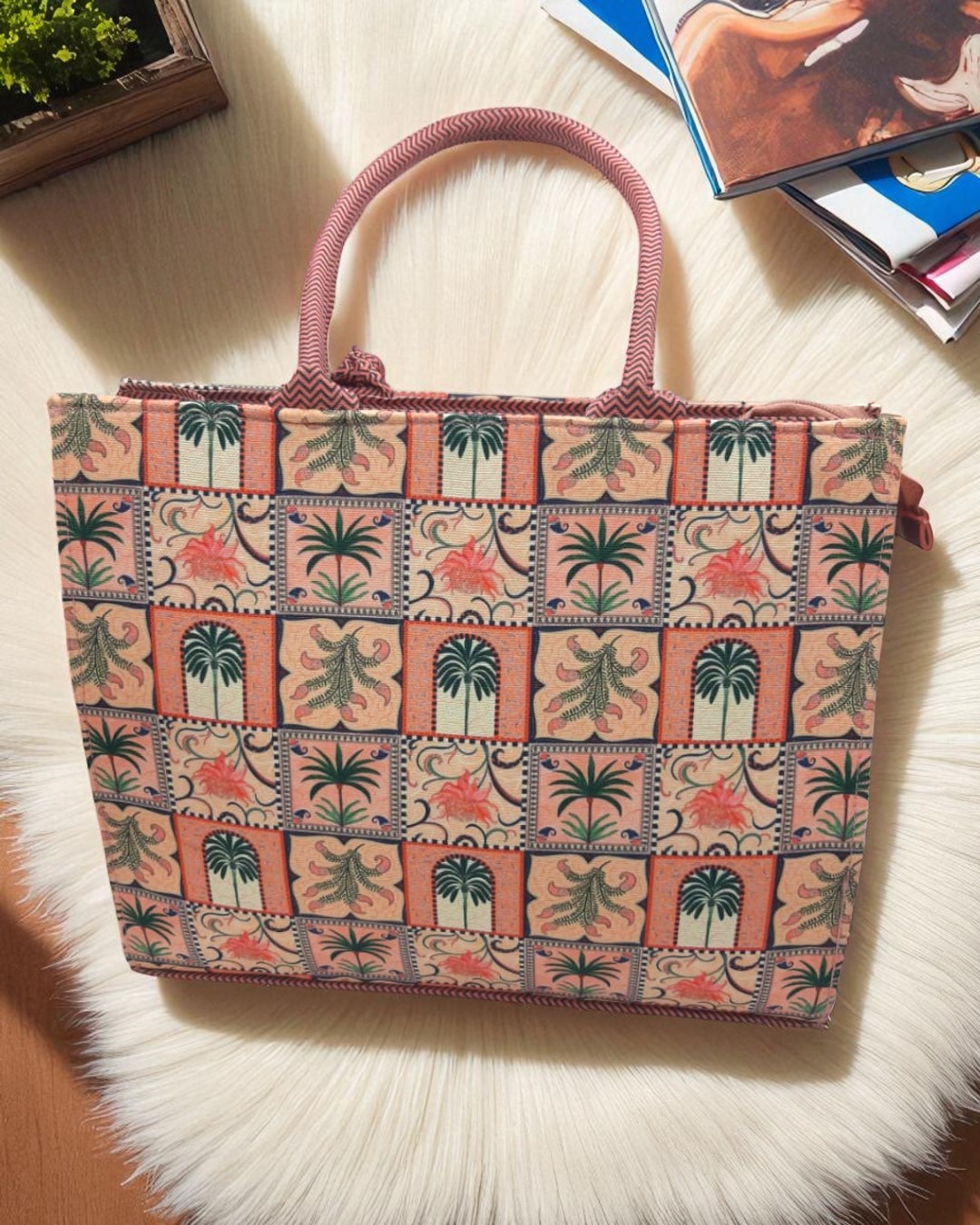 Paradise Pink Tote HandBag For Her Paradise Pink Tote HandBag For Her