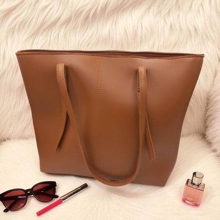 Brown Tote HandBag For Her