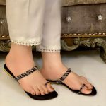 black kolapuri flats for her