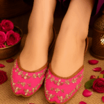 Pink Embroidered Khussa For Her-2150