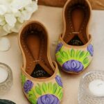 hand painted khussa for her