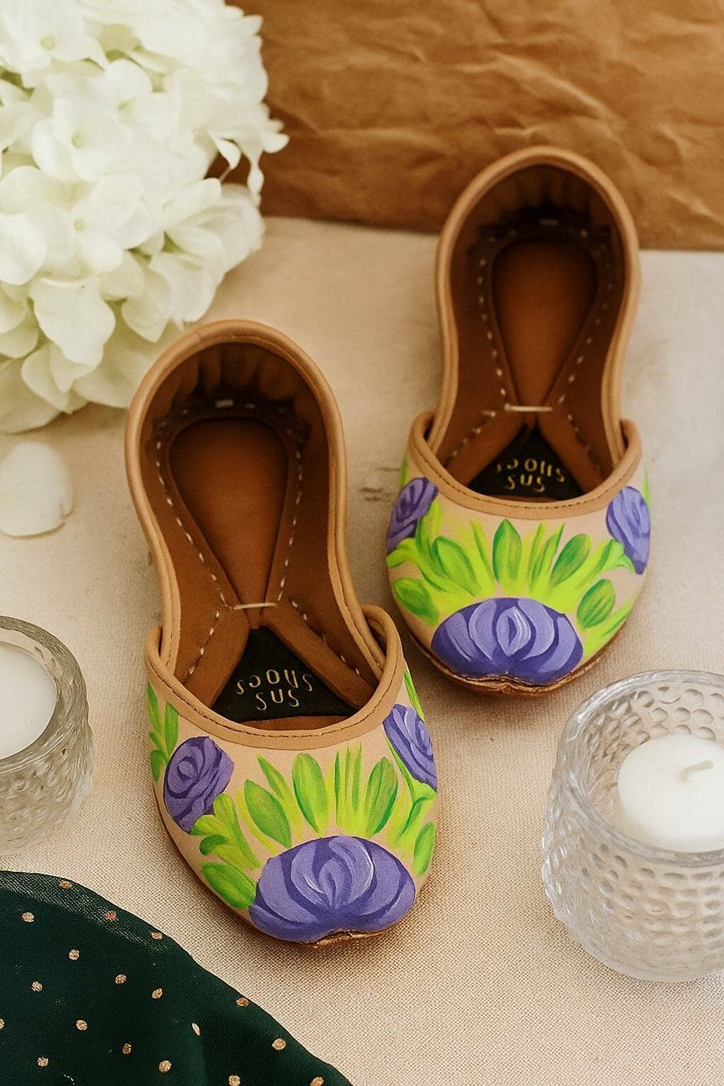 hand painted khussa for her hand painted khussa for her