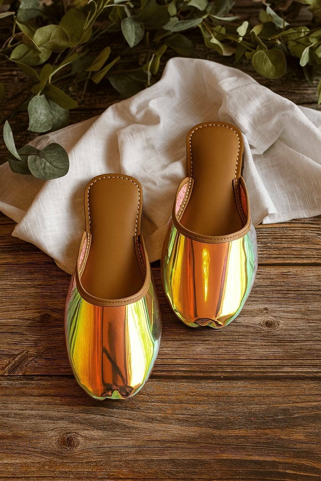 rainbow slipper khussa for her rainbow slipper khussa for her