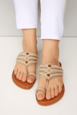 Golden Kolhapuri For Her