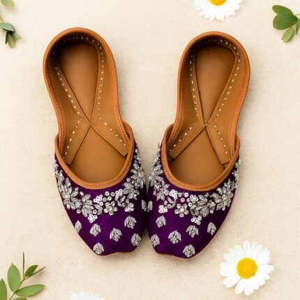 Purple Khussa For Her