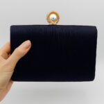Dark Blue Clutch For Her