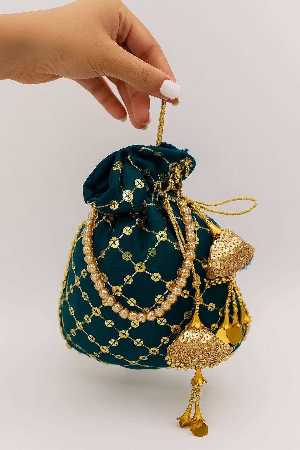 WhatsApp Image 2025-10-09 at 1.01.18 PM-min Teal Green Sequence Potli For Her