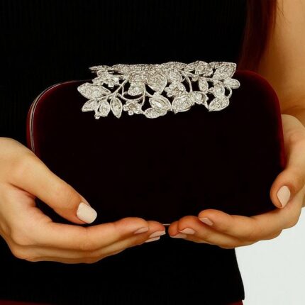 Maroon Clutch For Her