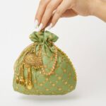 Mint Green Sequince Potli For Her