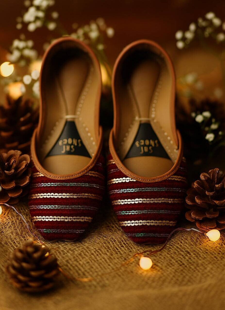 Maroon Khussa For Her Maroon Khussa For Her