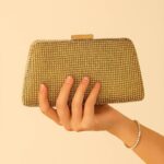 Shimmery Golden Clutch For Her
