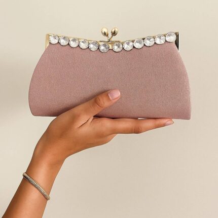 Peach Clutch For Her