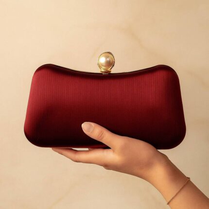 Maroon Clutch For Her