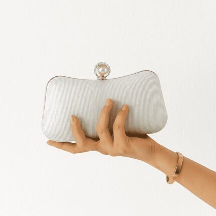 Silver Clutch For Her