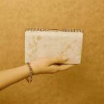 Off White Clutch For Her
