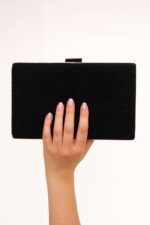 Bridal Clutch In Black-