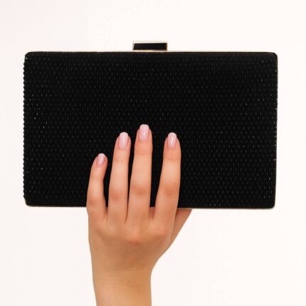 Bridal Clutch In Black-