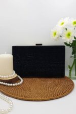 Bridal Clutch In Black