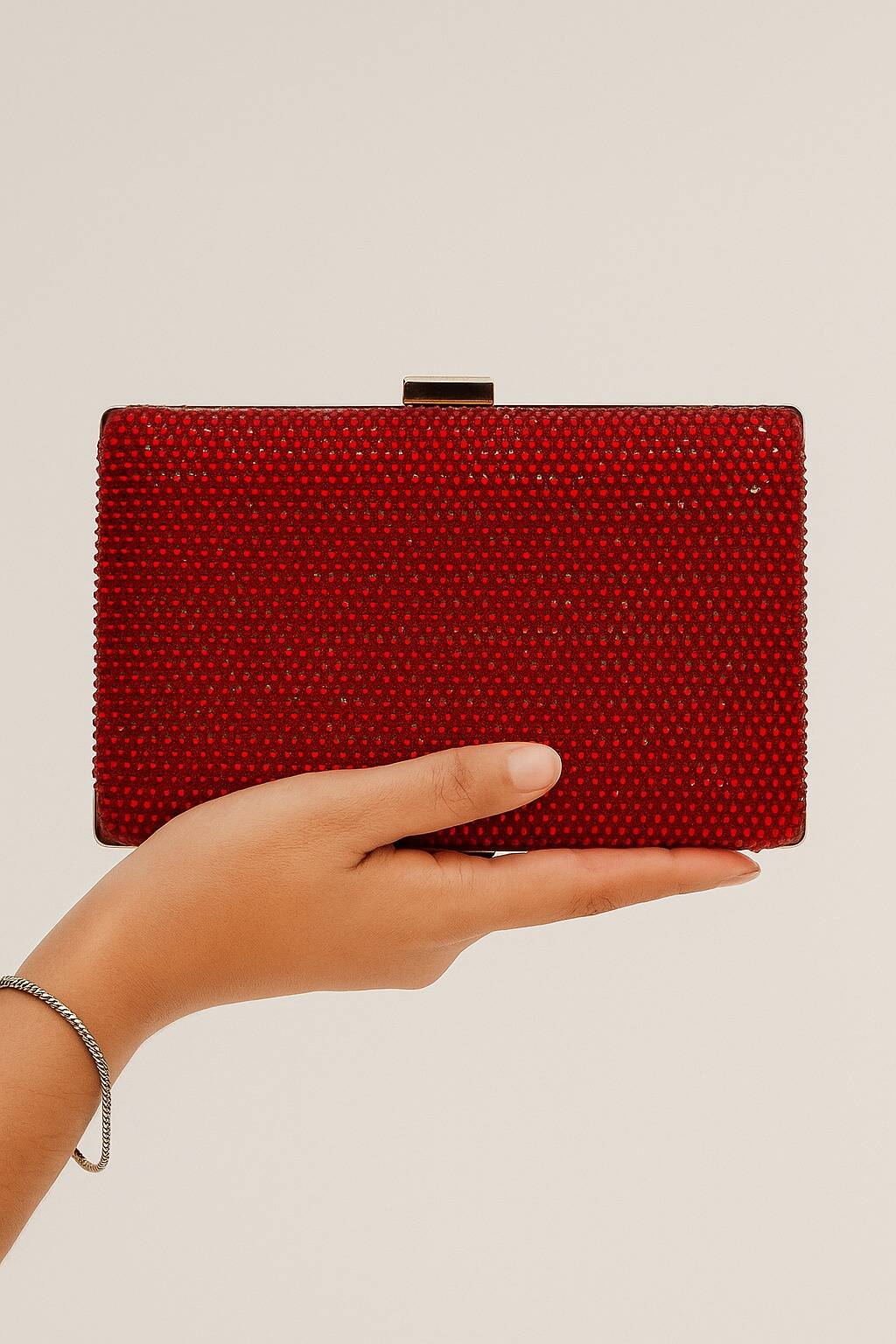 Bridal Clutch In Maroon Bridal Clutch In Maroon